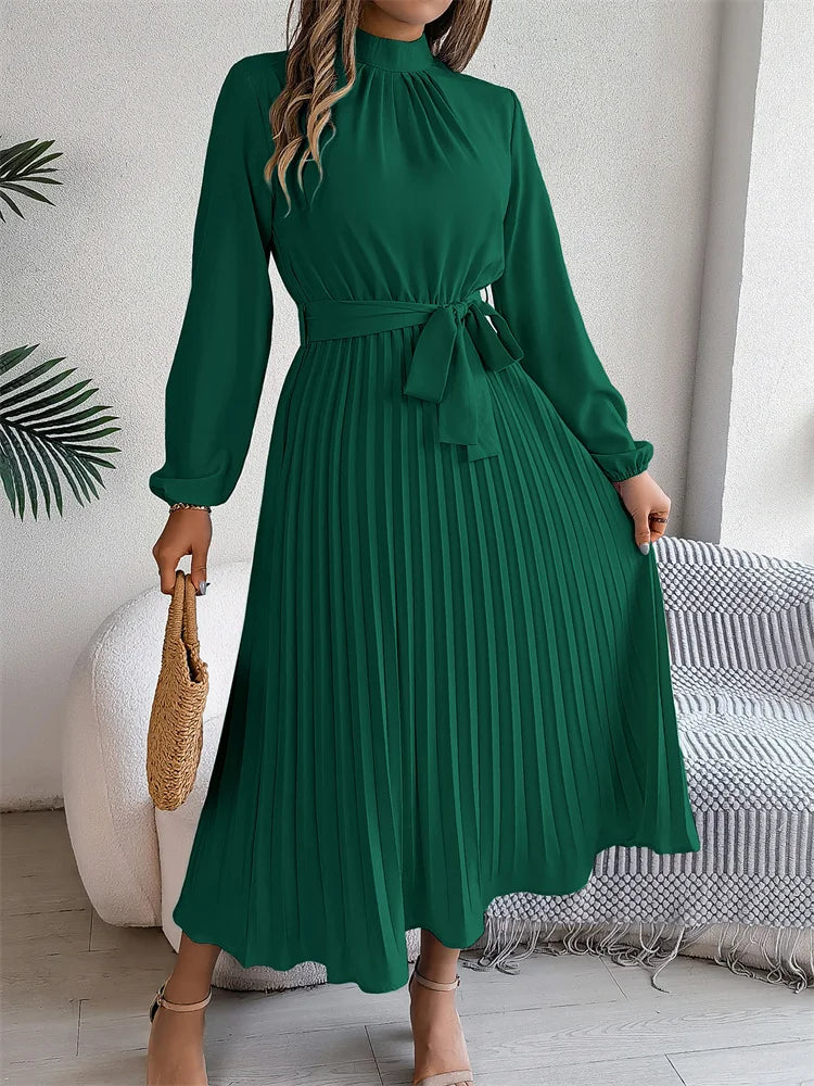 Katrine™ | Elegant Lang Kjole med Tidløst Design