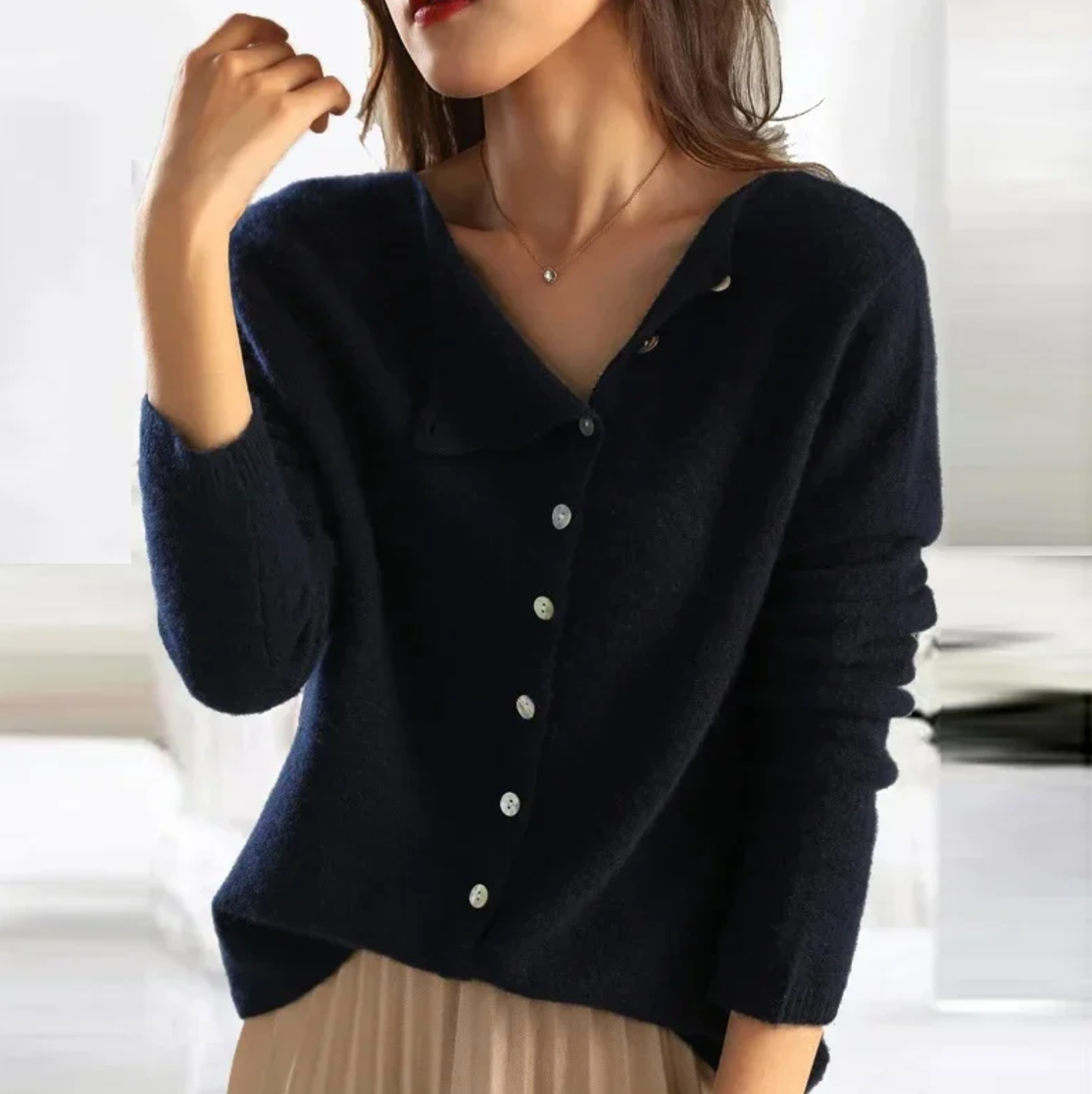 Esther™ | Eksklusiv Uldcardigan