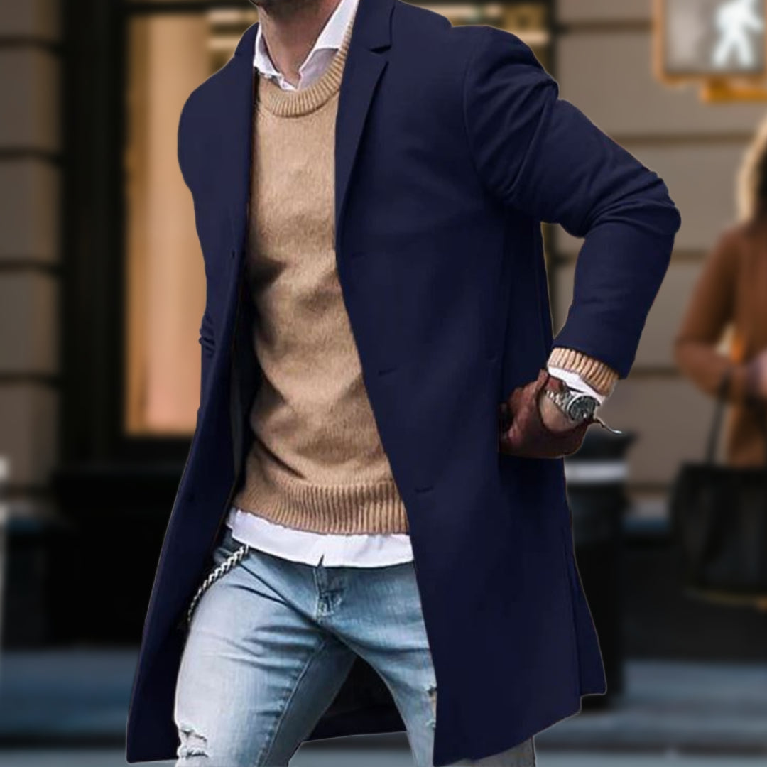 Bruno™ | Elegant frakke i medium længde