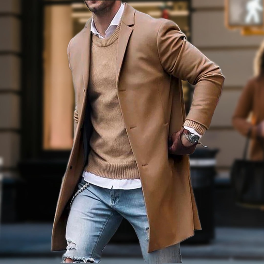 Bruno™ | Elegant frakke i medium længde