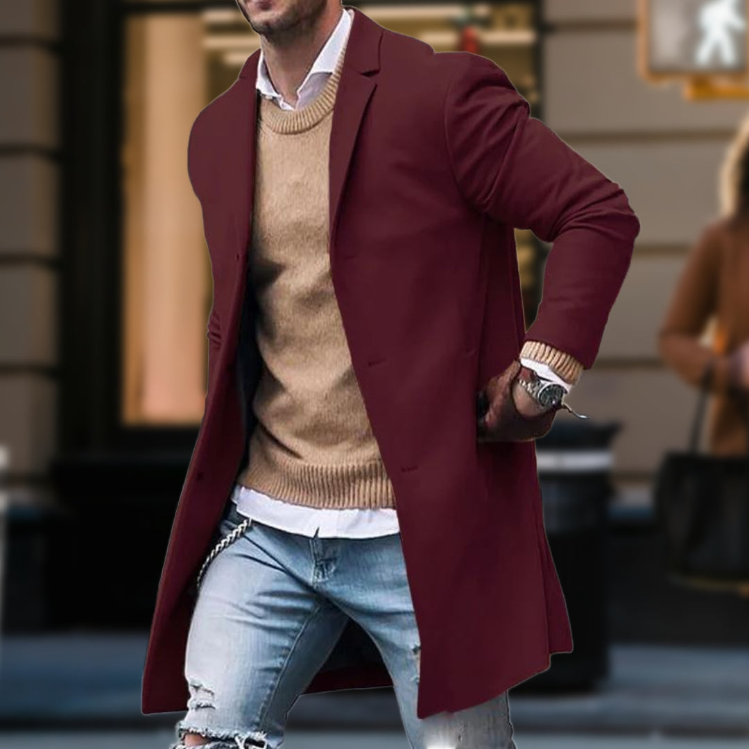 Bruno™ | Elegant frakke i medium længde